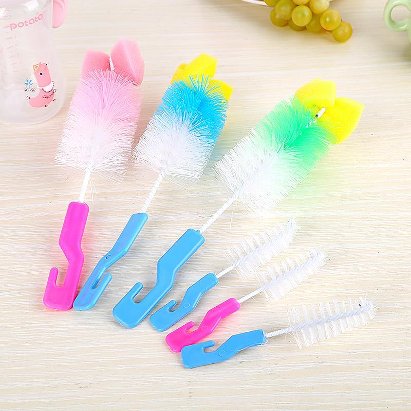 2PCS Baby Bottle Cleaning Brush Set