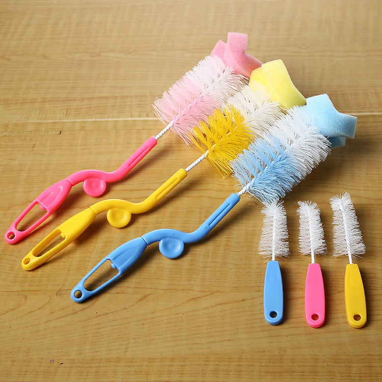 2PCS Baby Bottle Cleaning Brush Set