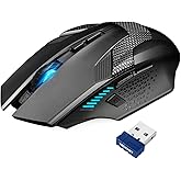 2.4GHz Ergonomic Wireless Mouse – Matte Black