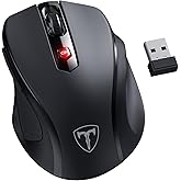 2.4GHz Ergonomic Wireless Mouse – Matte Black