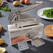 Stainless Steel Slicer – Durable, Multi-Functional, Ideal for Fruits & Veggies.