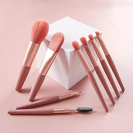 8Pcs Makeup Brush Set With Pouch