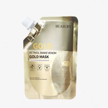 24k gold retinol snake venom anti aging hydrating peel off face Masked beauty gold facial mask skincare skin care