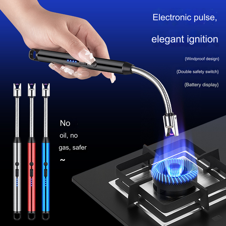 Extended Igniter Kitchen Gas Stove Natural Gas Igniter Electronic Charging Igniter Lighter