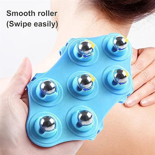 Silicon 7 Balls Body Massager Glove