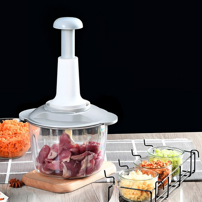 Manual Hand Push Chopper | 1.5L
